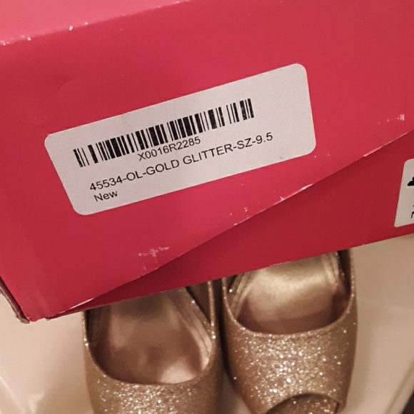 [Dream Paris by Toetos] Gold Glitter Heel - Picture 6 of 7